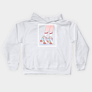 Sailor Rollerblading Kids Hoodie